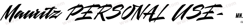 Mauritz PERSONAL USE字体转换